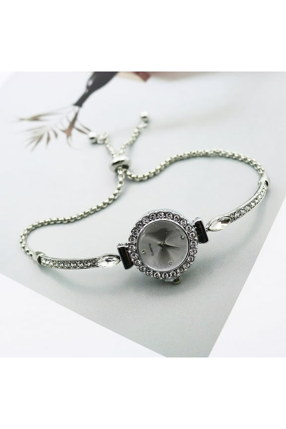 Elegant Watch with Colorful Diamond Bracelet for a Modern Fashion Statement