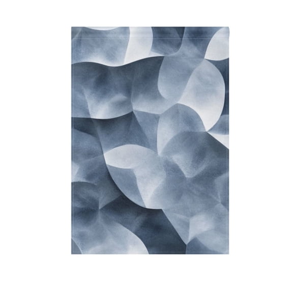 Elegant Wavy Geometric Garden Flag 12X18 Double Sided Yard Flags for Outside Outdoor All Seasonal Decoration