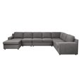 Elegant Waylon UShape Sectional Sofa Chaise Comfortable, Stylish, and