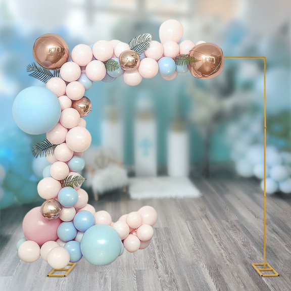 Elegant Wedding Arch 9.8Ft Wedding Backdrop and SIgns Metal Stand for Party Adjustable Design Wedding Arch