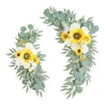 thumbnail image 1 of Flowers Wedding Bow Flower Set Decorative Garland with Roses and Ribbons for Home Décor and Celebrations, 1 of 5
