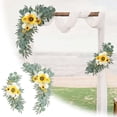 thumbnail image 1 of Elegant Wedding Floral Arrangement Set with Roses and Ribbons for Decorative Garland Displays, 1 of 4