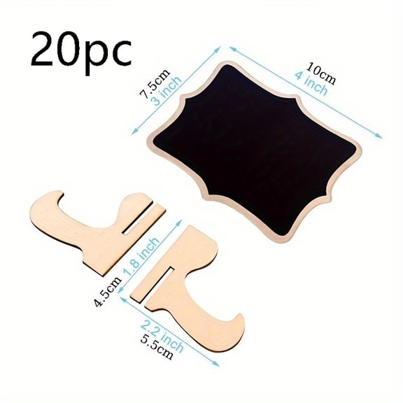 Elegant Wedding Food Chalkboard Sign with Post Stand - Reusable Message Board for Events and Parties
