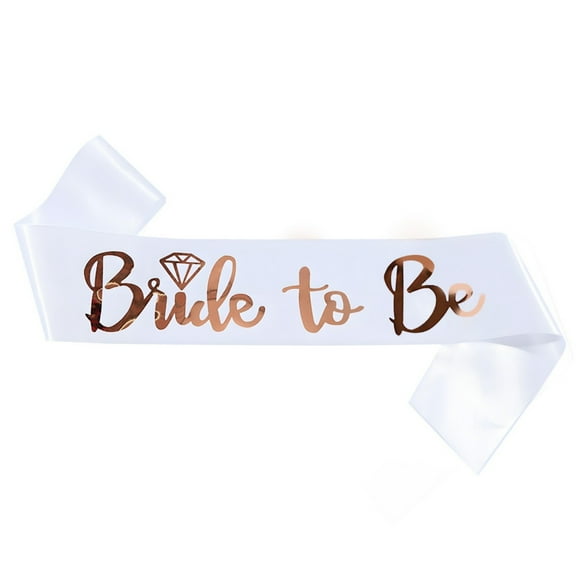 Elegant Wedding Guest Sashes for Celebrations - Stylish Satin Shoulder Straps to Distinguish Bride and Bridesmaids for Memorable Occasions