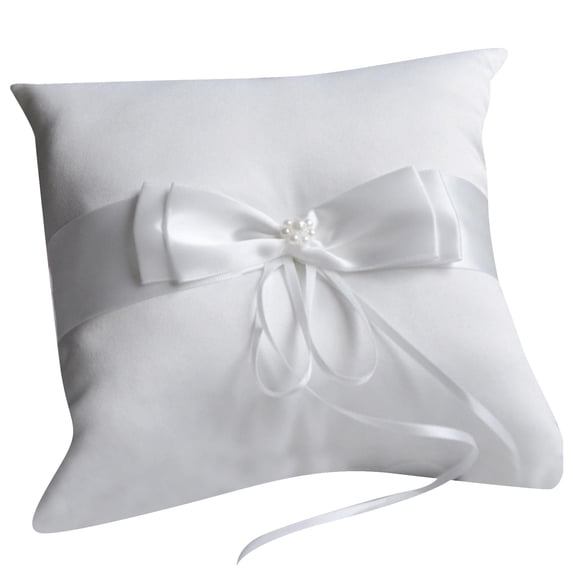 Elegant Wedding Ring Pillow for Bridal Ceremonies - Accessory to Secure Vows and Enhance Atmosphere at Memorable Events