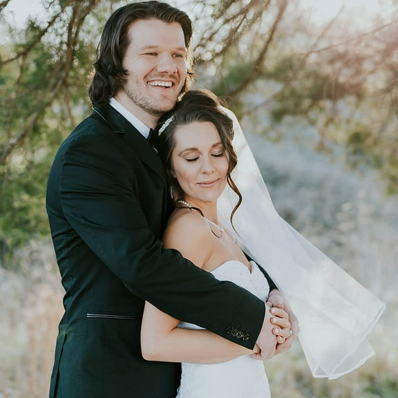 Elegant Wedding Short Lace Headpiece Layer Comb Bridal Hair Accessory For Bride