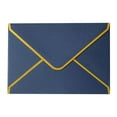 thumbnail image 1 of Elegant Western Triangular Gold Stamped Envelopes For Wrapping And Stationery Gift Wrapping Paper Dark Blue 17.5X13.5cm, 1 of 5