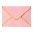thumbnail image 1 of Elegant Western Triangular Gold Stamped Envelopes For Wrapping And Stationery Gift Wrapping Paper Pink 17.5X13.5cm, 1 of 5
