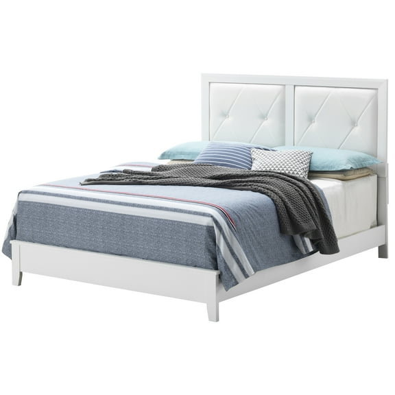 Elegant White Bedroom Serene Rest Bed - 64"w X 85"d 52"h & Calm Enhance Tranquility Cozy Nest Warm Elevate Warmth