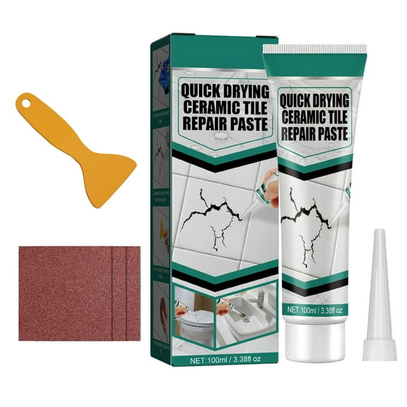 Elegant White Ceramics Tile Repair Pastes Quick Drying and for Home Bathroom and Kitchen Daily Use