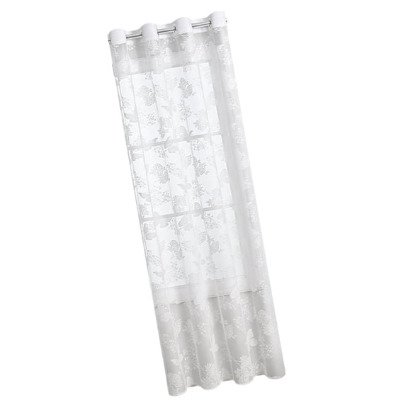 Elegant White Lace Window Screen Airy Designs Easy Installation Home Upgrades