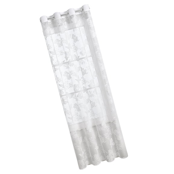 Elegant White Lace Window Screen Airy Designs Easy Installation Home Upgrades