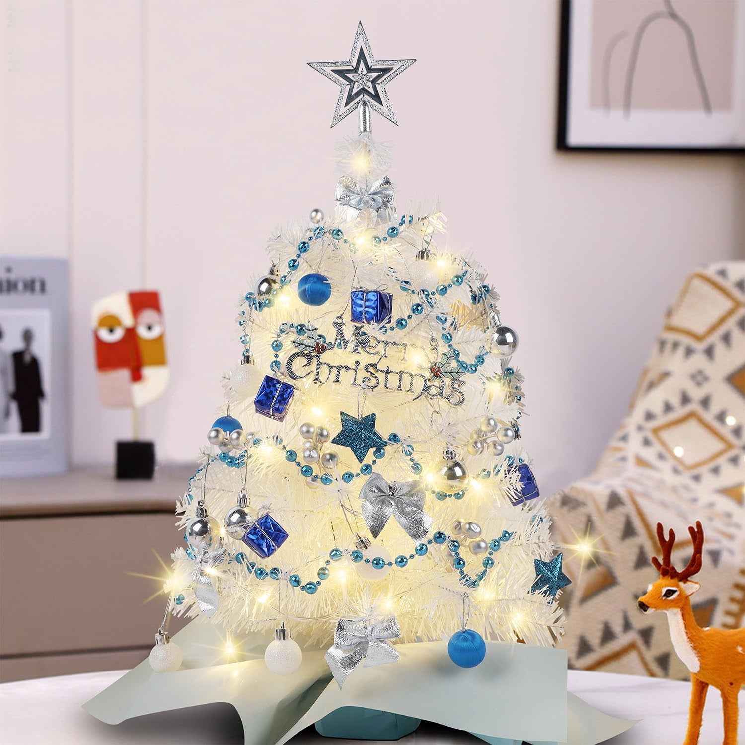 White Mini Christmas Tree 