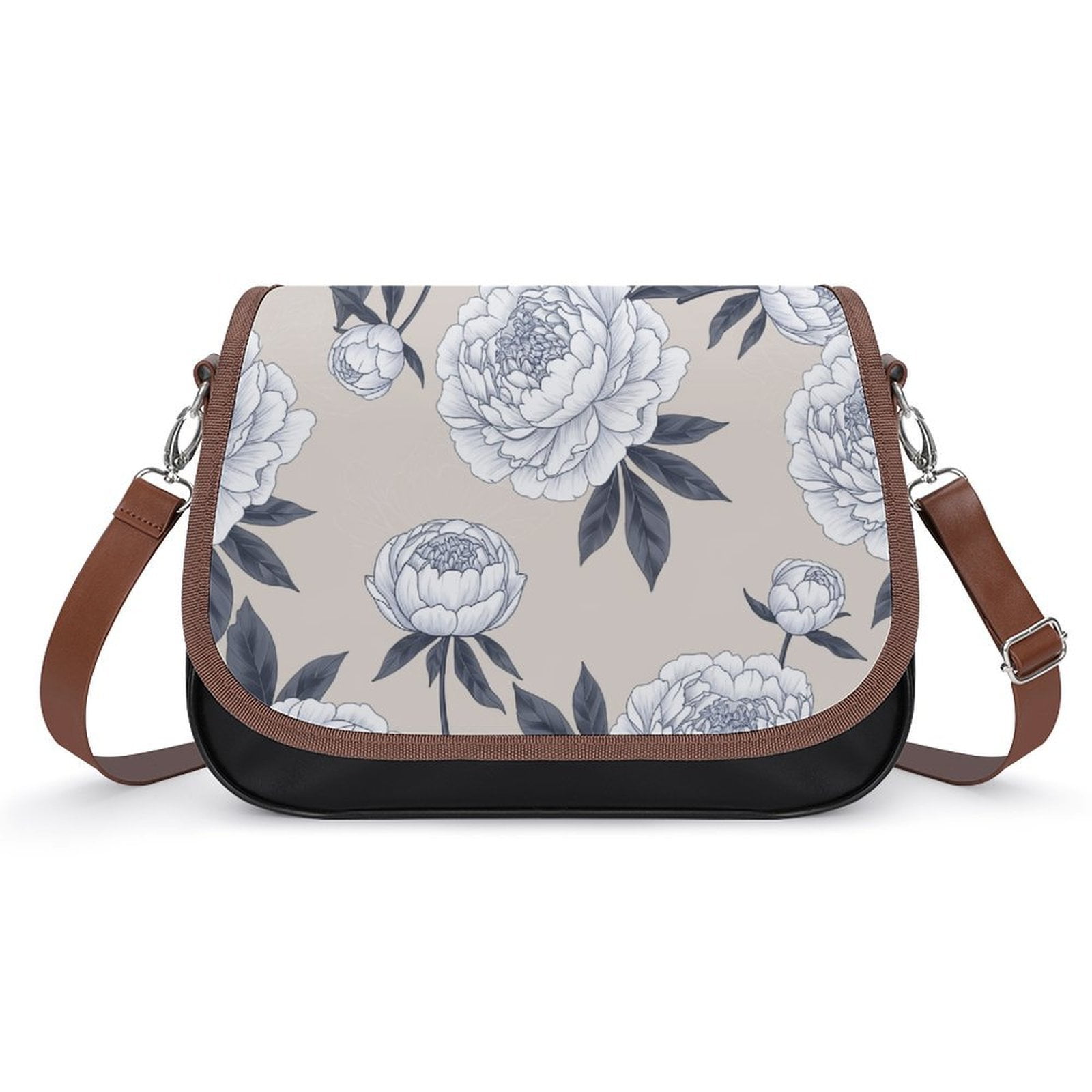Peony Leather shoulder bag
