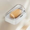 thumbnail image 1 of Elegant White Soap Container With Lid Practical Storage For Any Space, 1 of 8