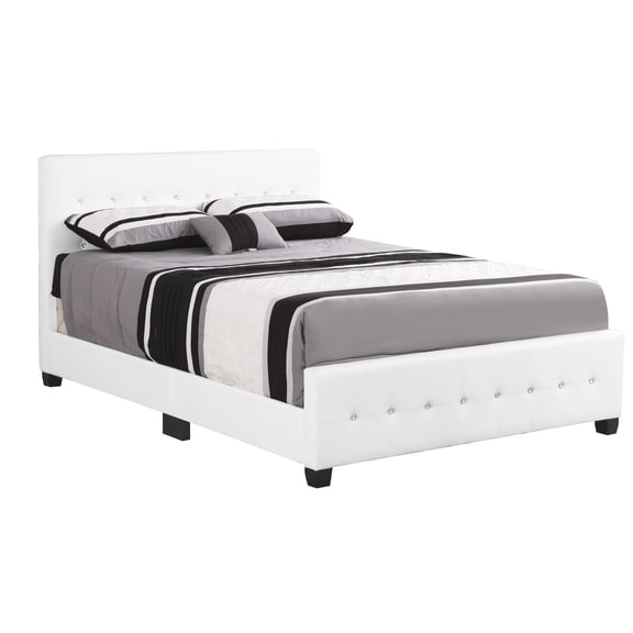 Elegant White Transitional Bed With Ample Room For A Sound Sleep, Build & Stylish Finish Sleeping Space, Appealing Design