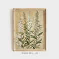 thumbnail image 1 of Elegant Wildflower Muted Greens, Floral Home Decor, Calming Nature Wall Art, Bouquet Illustration Poster Decor, Size 12x18 UNFFRAMED F03.1.8l1957, 1 of 3