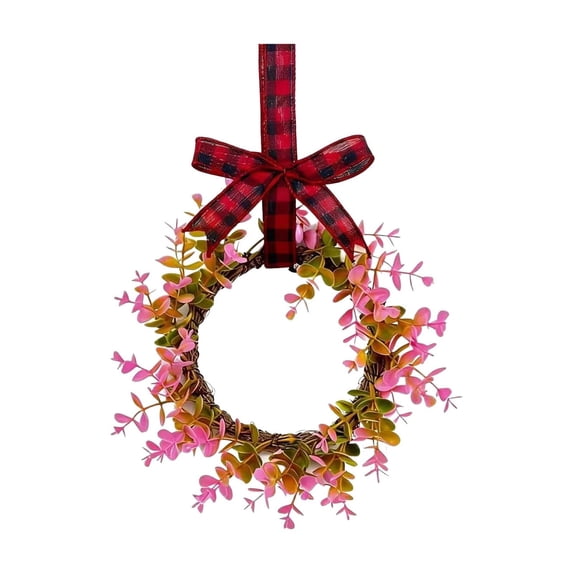 Elegant Winter Greenery Wreath for Indoor & Outdoor Holiday Decor | Frosted Berries, Natural Style, Versatile Wall & Door Decoration, Perfect for Festive Season, Gift Option