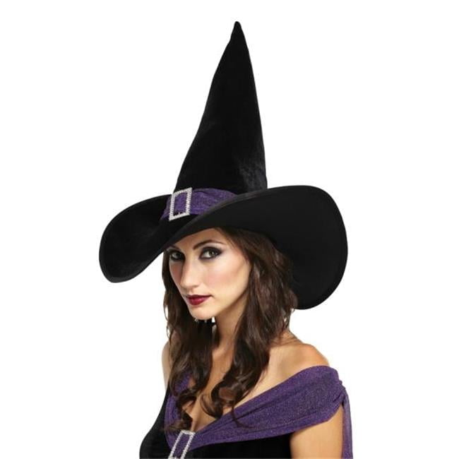 Elegant Witch Hat Black Purple - Walmart.com display picture 2