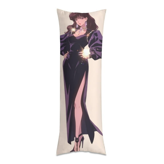 Elegant Woman Anime Body Pillow Cover Long Pillow Case Protector Decorative Bedding Soft Large Pillow Cases Covers for Bedroom,Couch,Sofa,20x54inch