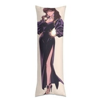 Elegant Woman Anime Body Pillow Cover Long Pillow Case Protector Decorative Bedding Soft Large Pillow Cases Covers for Bedroom,Couch,Sofa,20x54inch