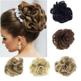 thumbnail image 1 of Elegant Woman Donut Ponytail Synthetic Hair Pieces and Buns Big Hair Messy Dish Hair Bun Ponytail Extensions Chignon, 1 of 5