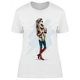 thumbnail image 1 of Elegant Woman Model T-Shirt Women -Image by Shutterstock, Female XX-Large, 1 of 2