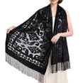 thumbnail image 1 of Elegant Women Shawl Shoulder Wrap for Evening Dress Traditional Ethic Styled Scarf for Wedding Guests or Bridesmaids, 1 of 9