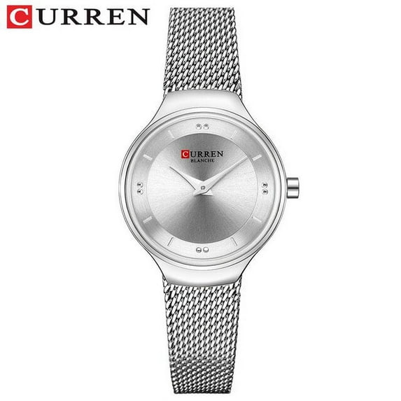 Elegant Women Watches Curren Fashion Quartz Stainless Steel Mesh Watch Female Simple Wristwatch For Ladies Clock Reloj Mujer - Quartz Wristwatches