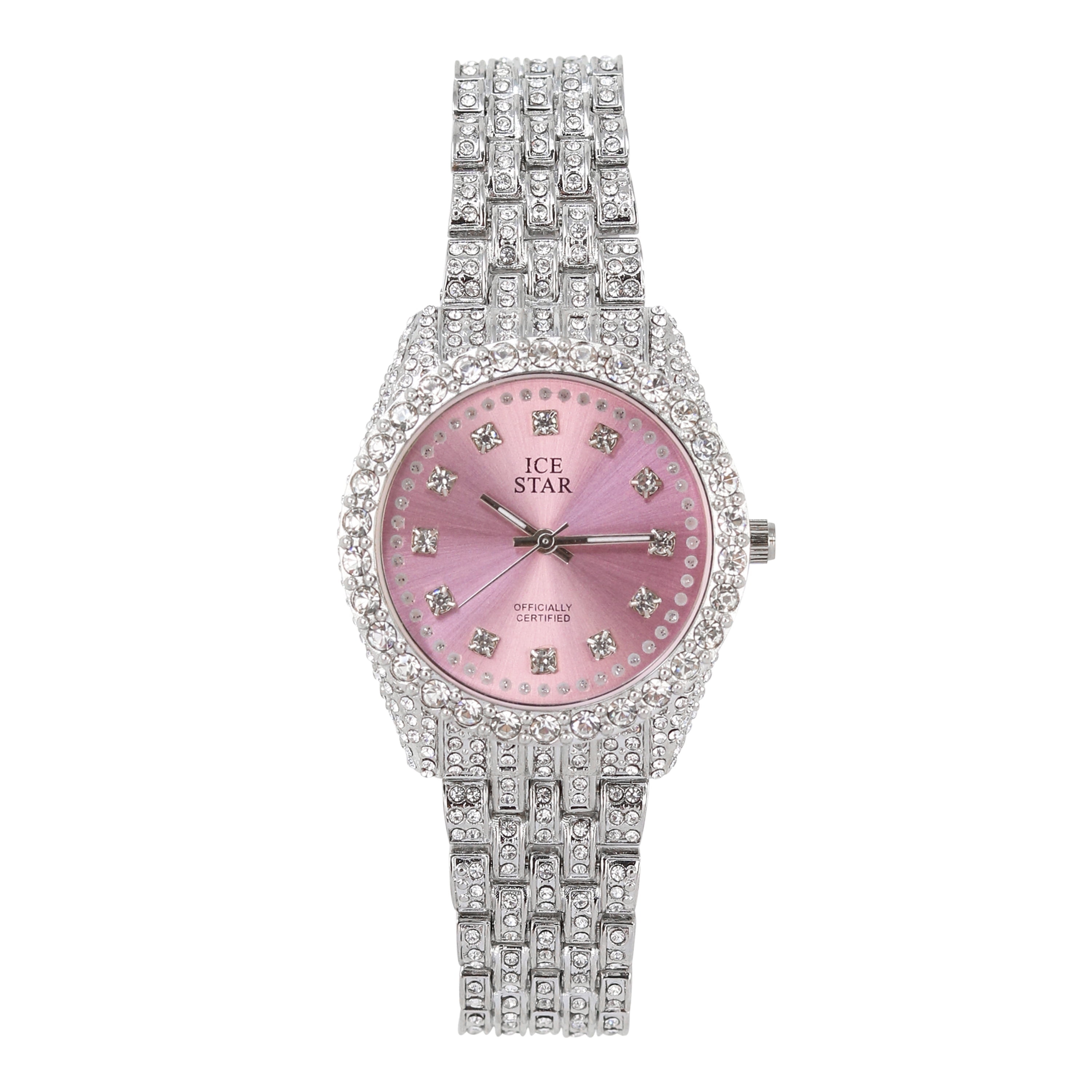 Elegant silver Glitter Crystal Women\'s Watch Silver Crystal Watches for Women - Etsy main image 2
