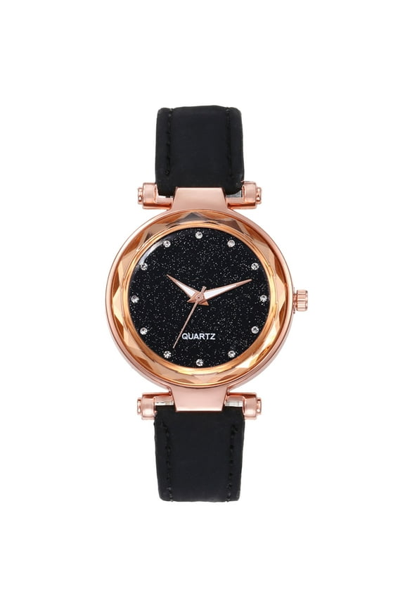 Elegant Women's Belt Watch with Starry-Sky Frosted Face for Any Occasion - Stylish and Versatile Accessory