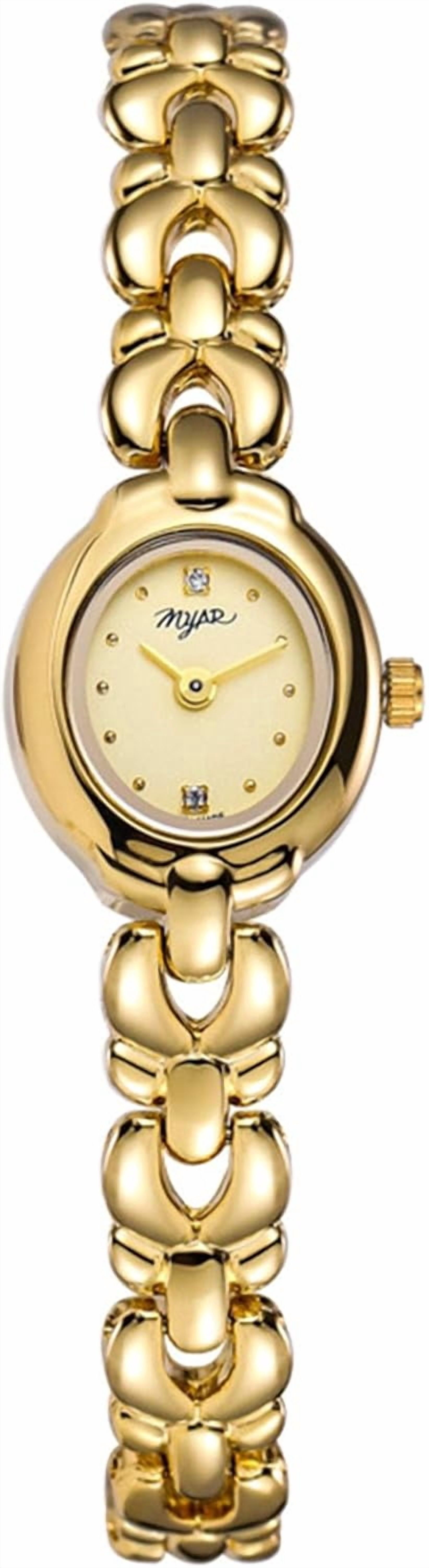 Vintage Oval Gold Women’s Watch, Waterproof Elegant Bracelet Watch for Small Women main image 4