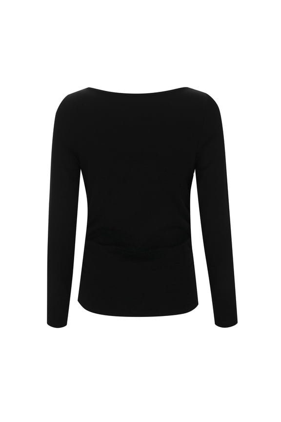Elegant Women's Collar Long Sleeve Slim Fit T-Shirt Fashion Blouse for Sophisticated Style Oversized T-shirts Short Sleeve Crewneck Casual Tops