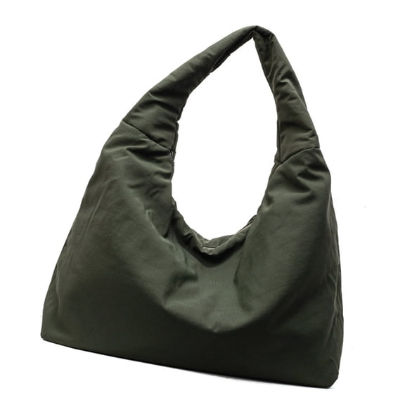 Elegant Women's Nylon Shoulder Bag with Ample Space Slouchy Bags Handbag Underarm Purse for Work and Casual Travel Use
