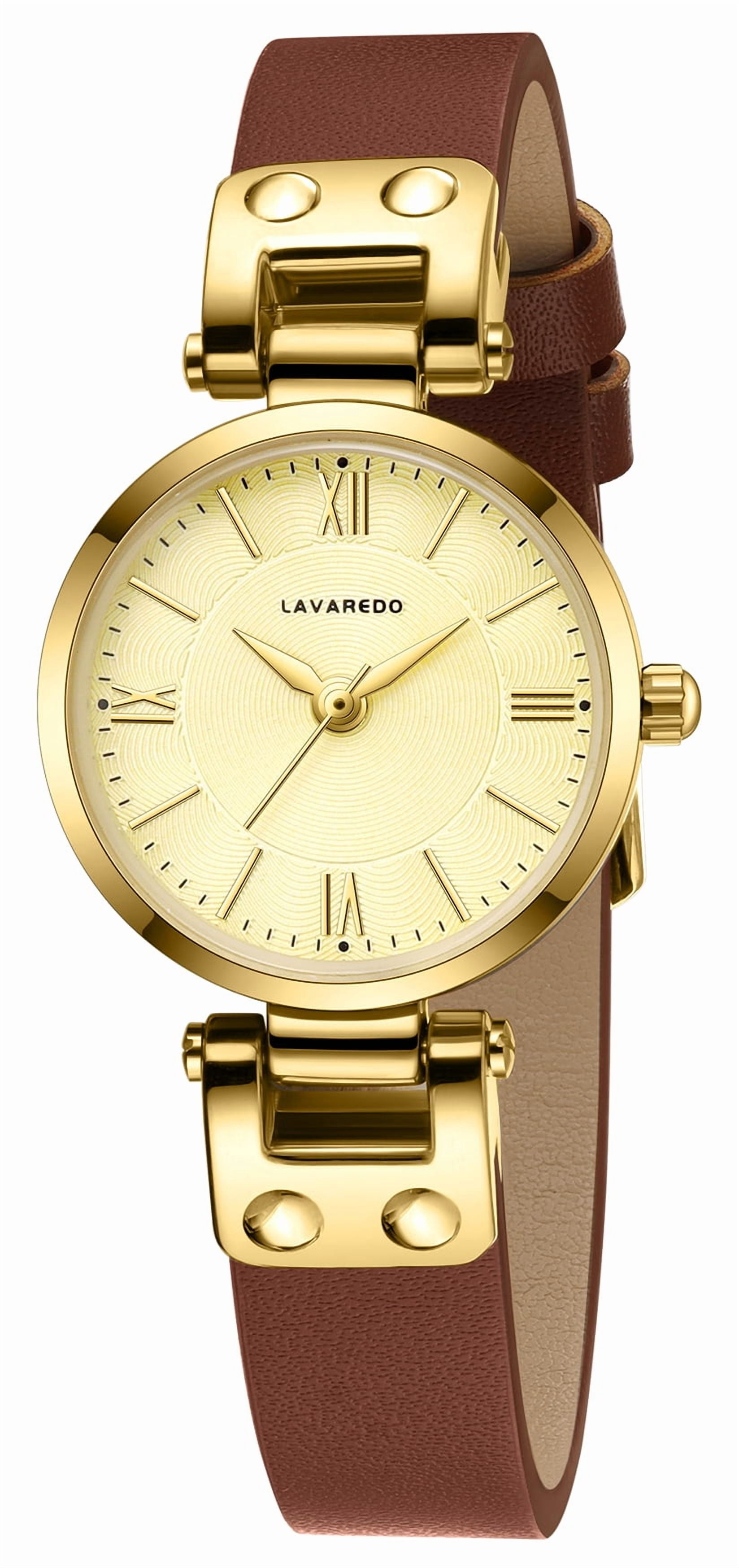 Elegant Women's Quartz Watch with Roman Numerals & Leather Strap - Perfect for Casual and Office Wear