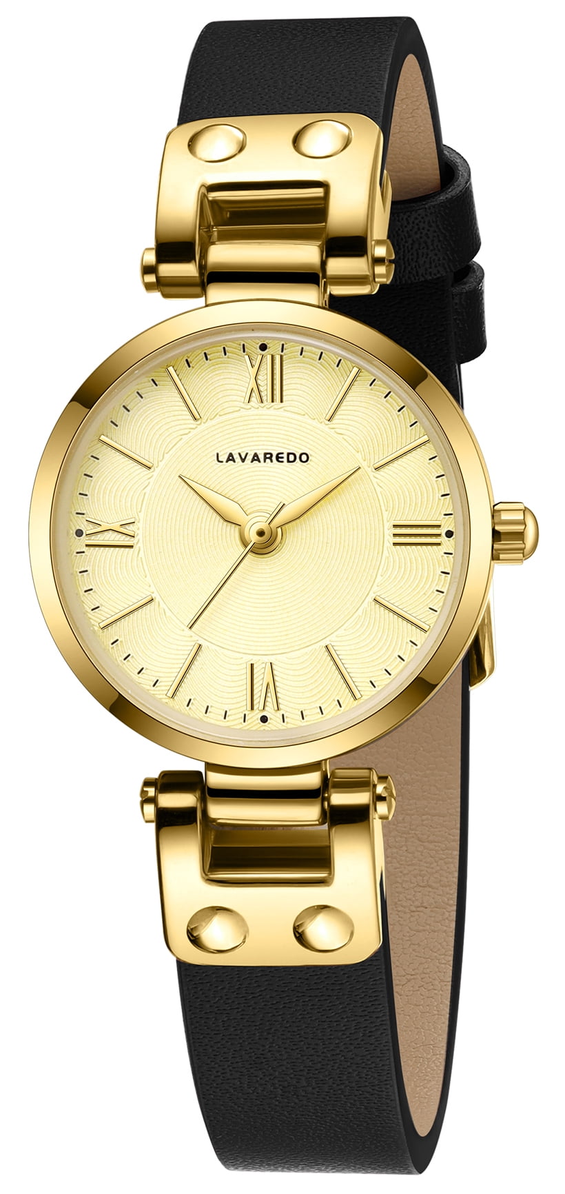 Elegant Women's Quartz Watch with Roman Numerals & Leather Strap - Perfect for Casual and Office Wear