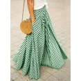 thumbnail image 1 of Elegant Women's Skirt,High-Waisted, Wide-Sweep, Flowy A-Line Skirt, 1 of 7