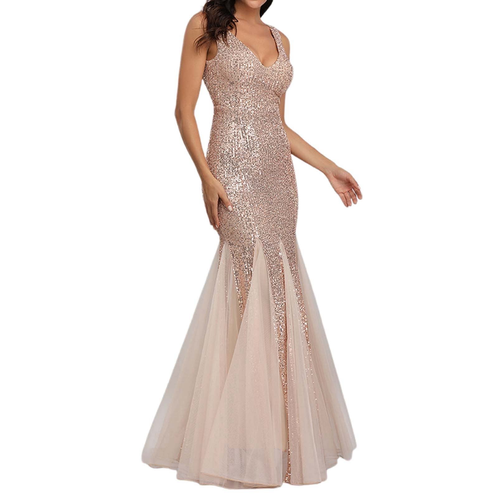 Fashion Sexy Sequined Slim Fit Dress