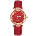 thumbnail image 1 of Elegant Women's Starry Sky Frosted Belt Watch with Unique Dial Design for Ladies Fashion Accessory, 1 of 7
