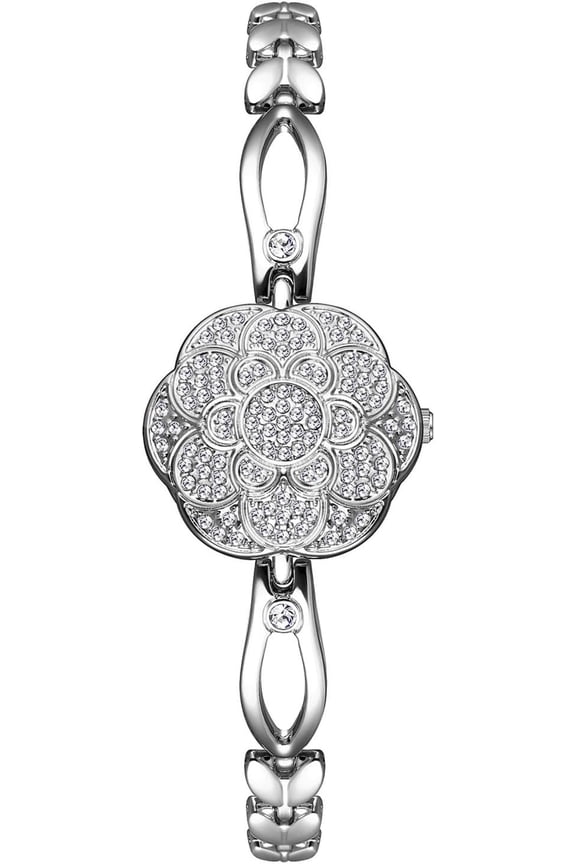 Elegant Women's Watch Flower-Shaped  flip Fashion Luxury Bracelet Dress Women Watch 30 M  Quartz Female Wristwatc