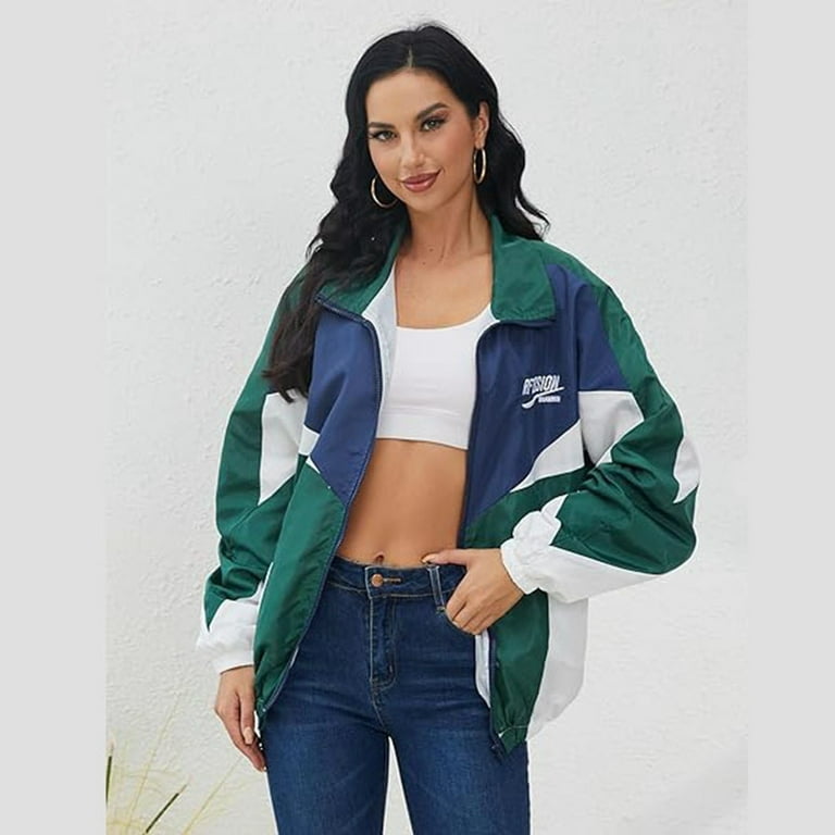 Womens oversized windbreaker online