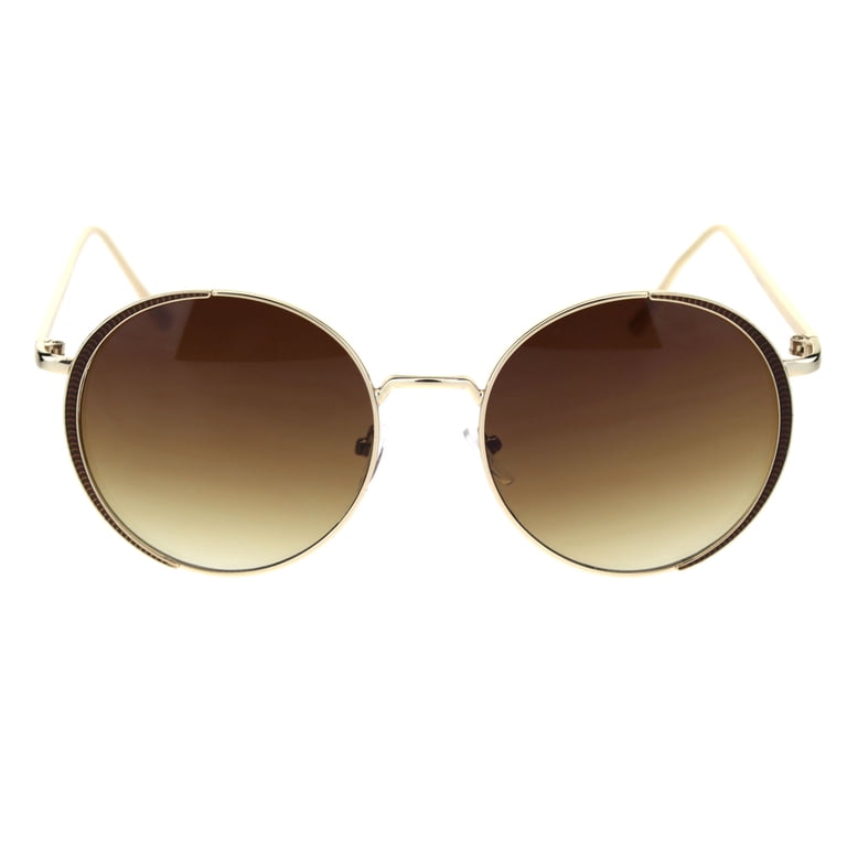 Elegant Womens Jewel Parentheses Eye Lash Sunglasses Gold  display picture 1