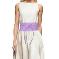 thumbnail image 1 of Elegant Womens Lace Dress Belt Hollow Out Design Skinny Waist Cummerbund Decorative Sash Accessory for Stylish Outfits, 1 of 4