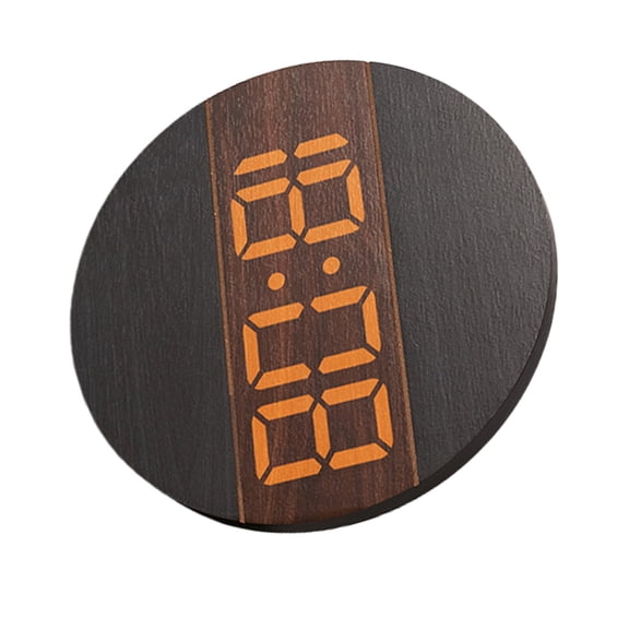 Elegant Wood Analogues Wall Clock Quiet Quartzs Movement for Home Office Decors