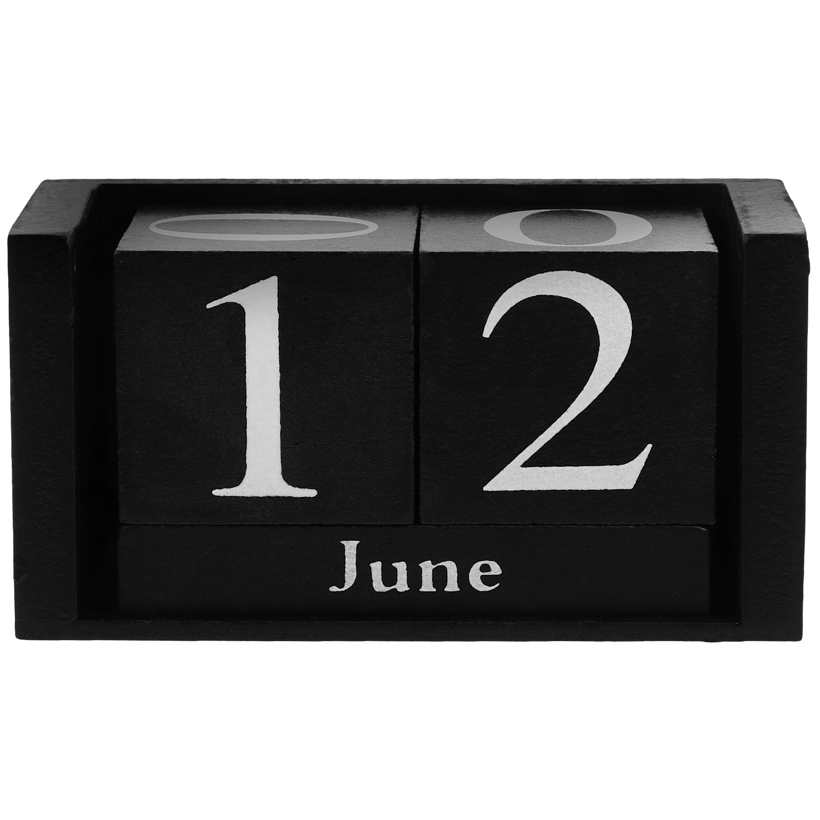 Elegant Wood Calendar European Style Perpetual Calendar
