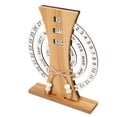 thumbnail image 1 of Elegant Wood Calendar Rotating Perpetual Calendar Office Disc Calendar Office Supply, 1 of 6