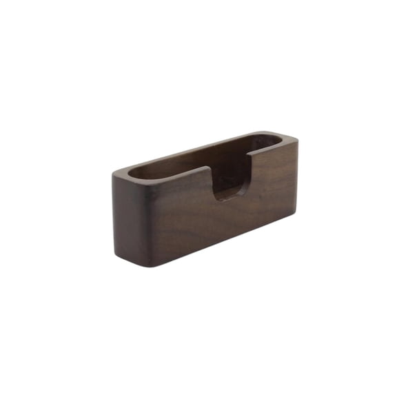 Elegant Wooden Business Card Holder | Desktop Organizer for Professional and Creative Display | High-End Office Desk Accessory Modern Wooden Business Card Holder - Creative & Luxury Desktop Organizer