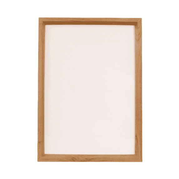 Elegant Wooden Photo Frame with Inclined Stand for Desktop and Wall Display Versatile for Posters and Photos - Frame for Collectibles and Keepsakes