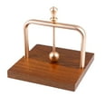 Elegant Wooden Square Napkin Holder With Metal Round Balls. Bring A