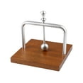 thumbnail image 1 of Elegant Wooden Square Napkin Holder with Metal Round for Dining Experiences in Kitchens Bars Restaurants Hotels and, 1 of 2